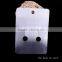 Brushed Silver jewelry display card for earring paper cover
