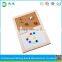 Lanxi xindi wood frame Eco-friendly half white board cork board