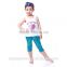 baby girls mermaid top with capri set ,childrens boutique clothing summer 2016