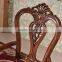 Dining Room European Vintage Genuine Leather Chair