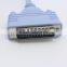 DB25M to RG45 cable