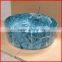 Bathroom Sink Water Wave Ceramic Color Wash Basin BO-40