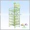 Hot sale fashion store detachable metal wire floor rack display for newspaper