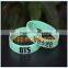 Custom KPOP BTS Bangtan Boys ARMY Silicone Debosssed Wristband Bracelet Quality Choice