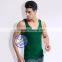 Custom Wholesale 100% Cotton Blank Mens Gym Tank Top