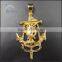fashion factory hip hop cheap gold plated necklace pendant