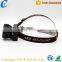 Hot Sale 3*AA Dry Battery LED Torch Flashlight Plastic 1 Mode Headlamp