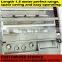 Commercial stainless steel electric 1.5m food warmer with center island