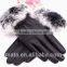 Bestselling Micro Velvet PU Leather Touch Screen Gloves For Ladies