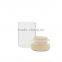 0.5oz (30*40 mm)New design High quality Food storage glass bottles with bamboo lid