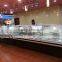 Counter Type Display Cabinet with cambered and liftable glass cover