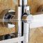 brass square hard tube shower mixer set/wall mounted bath shower faucet