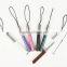 High quality heavy promotional keychain metal ball pen with rope