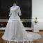 Real Works Plus Size Wedding Dress Long Train Ball Gown 2016