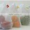 YIWU RODA 100% Polyester cord durable color logo foldable square washing bag
