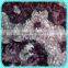 DOUBE COLOR SATIN RIBBON EMBROIDERY FABRIC/SATIN EMBROIDERED FABRIC