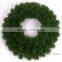 Hot sale high quality artificial grass wreath moss garland for Christmas decor