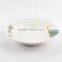 8 inch white body ceramic soup plate,porcelain deep dish dinner plate