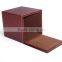 2015 wholesale New Genuine leather consice office stationery cube style tissue box