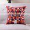 Christmas Elk Decorative Red Printed Cushion cover