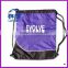 customised promotional camping drawstring bag
