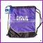 customised promotional camping drawstring bag