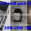 30w led wall pack IP65 waterproof dlc ul led wall pack 3 years warranty 30 watt led wall pack light