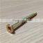 Yellow color self tapping screw
