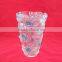 China manufactory different types home decor clear glass vases