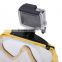 scuba diving equiptment diving mask with built-in Gopro camera mount