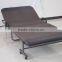 folding metal bed with mattress