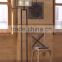 1025- 19 an open metal frame An industrial-inspired floor lamp with transitional appeal 2-Light Floor Lamp