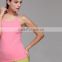 Womens polyester cotton yoga fitness singlet tank top