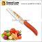 ceramic knife with flower stained, anti-bacterial