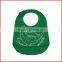 Unique design of waterproof fabric baby hook& loop tape bib