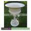 Retro metal flower vase