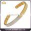 KSTONE Therapy Stone Jewelry Gold Plated Balance Vintage G Style Cuff Magnetic Copper Bangle