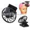 Mini clip on solar sun power energy panel cooling cell fan cooler hat cap fan for outdoor camping travel summer