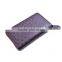 Hot sale product unisex ostrich leather zipper wallat , exotic leather clutch bag ,genuine ticket travel long wallet