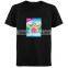 Led sheet t-shirt led sound active sheet t shirt with 4pcs AAA battery inverter