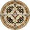 Five star Hotel project nside decoration waterjet marble ceiling medallion