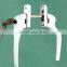 PUWEI PWS upvc window handle with lock & knob Aluminum alloy pair of handles with lock or knob for outward opening door & window