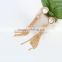 Wholesale Simple Golden Linear Earrings For Women