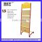 metal foldable magazine newspaper display rack HSX-S278