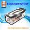 Elegant Black Edge with Zipper Travel PVC Transparent Clear Makeup Cosmetic Bag