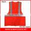 high visibility motorcycle reflective oxford fabric safety vest