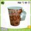 Hot Sale Take Away Disposable Paper Cups For Coffee With Handle 9oz