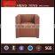 OEM updated carved wood frame leather sofa