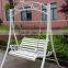 New design hot sale Cast Aluminum couple set outdoor patio swing chairs