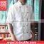 Recommend 2015 Double Breasted Slim Fit Design Kitchen Uniform With Top Quality Finishing(LCTU0023)